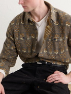 RRL - Cotton-Jacquard Shirt - Brown