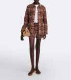 Veronica Beard Kiki broderie anglaise linen jacket