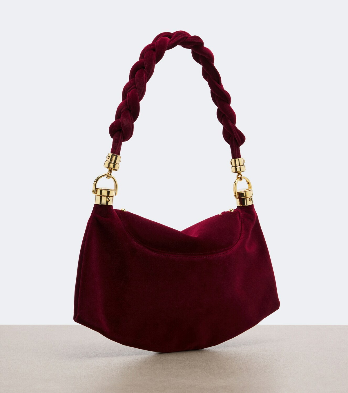 Chloé Marcie Foulard Small velvet shoulder bag