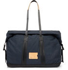 Bleu de Chauffe - Baroud Leather-Trimmed Ripstop Holdall - Blue