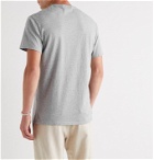 Maison Kitsuné - Logo-Print Mélange Cotton-Jersey T-Shirt - Gray
