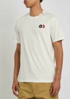 Moncler Logo-appliquéd Cotton T-shirt White