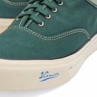 Visvim Men's Logan Deck Lo Canvas Sneakers in Green