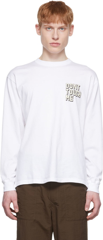 Photo: Undercover White Cotton Long Sleeve T-Shirt