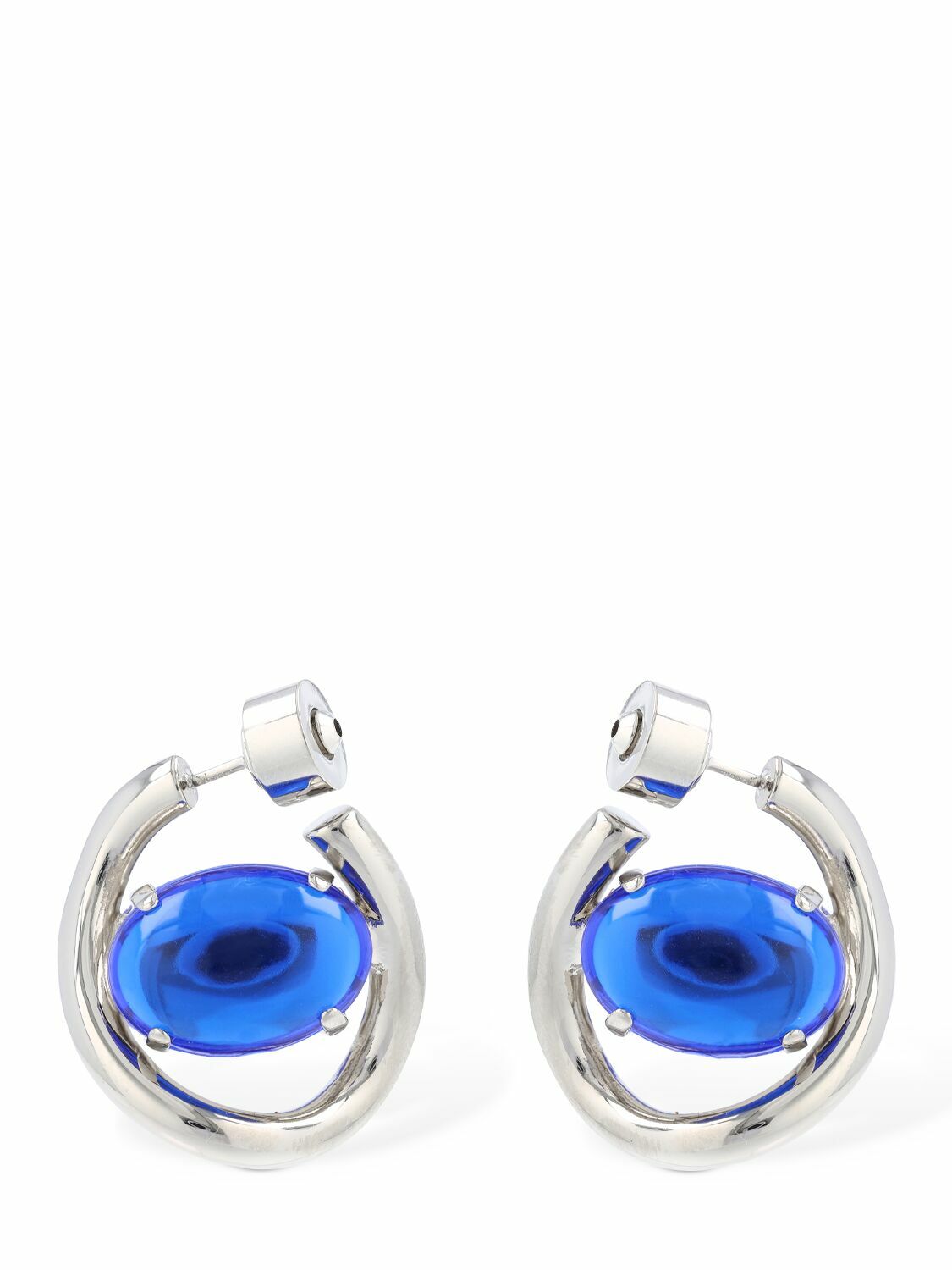 MARNI - Stone Hoop Earrings Marni