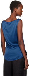 Max Mara Leisure Blue Pan Tank Top