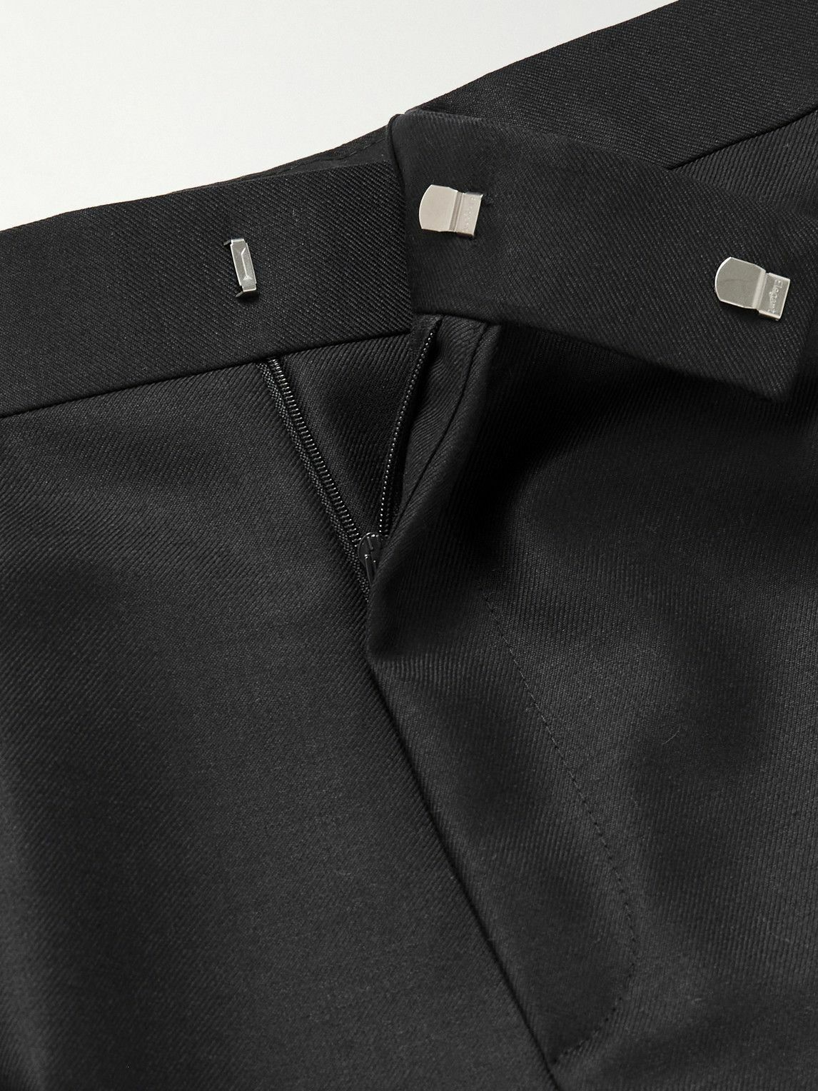 Wool Blend Suit Trousers