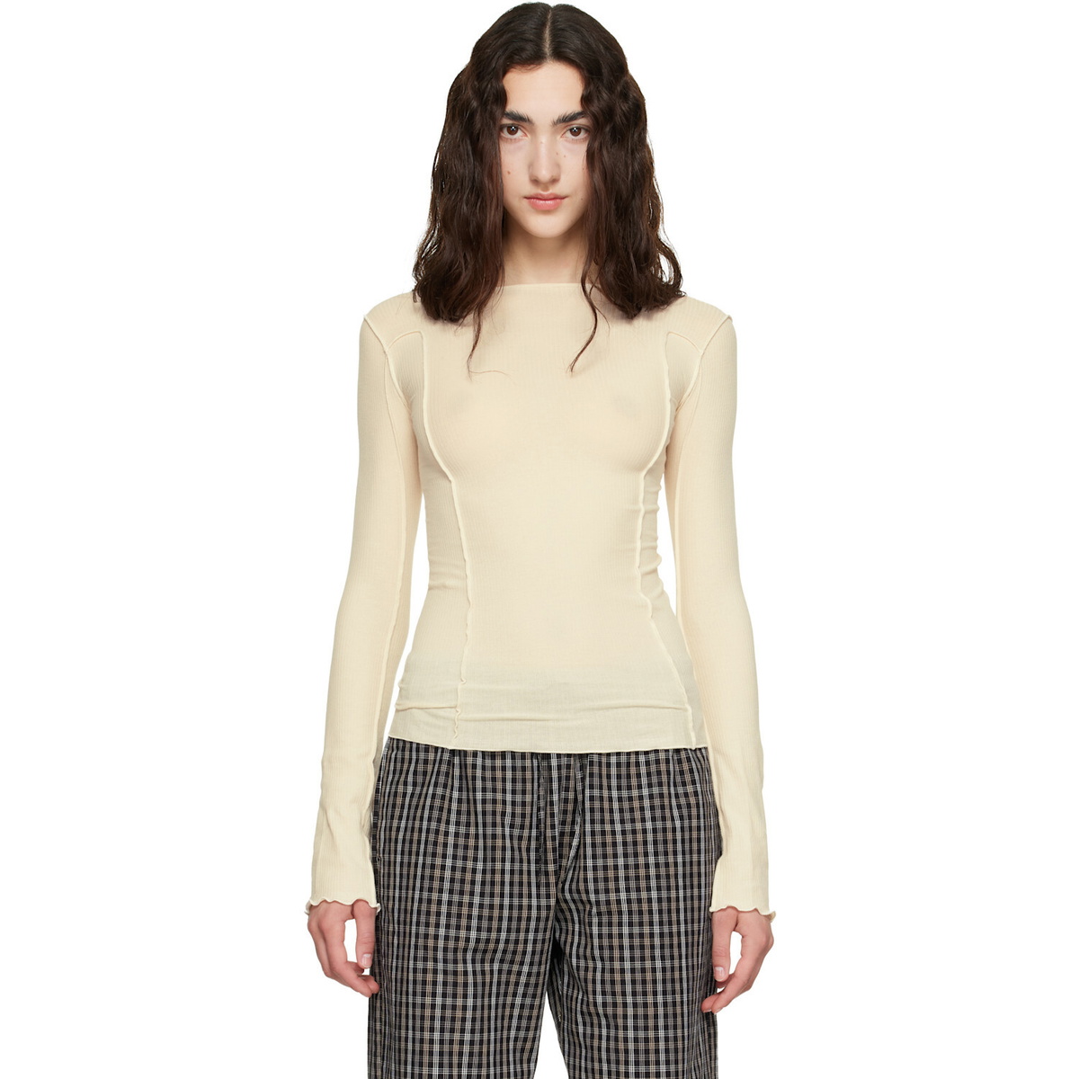 Baserange Off-White Omato Long Sleeve T-shirt