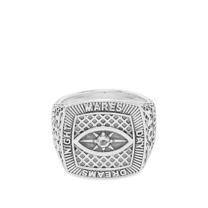 Photo: Tom Wood Men's Champion Ring Crystal Eye in Sterling Silver