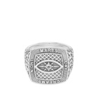 Tom Wood Men's Champion Ring Crystal Eye in Sterling Silver