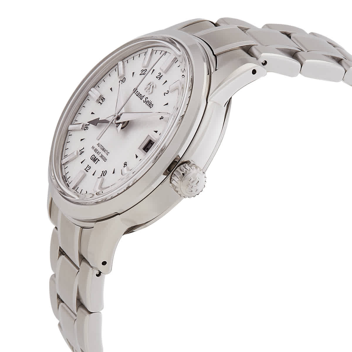 Grand Seiko Elegance Hi-Beat 36000 GMT ''YUKIGESHO Automatic White Dial Watch SBGJ271G