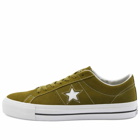 Converse Men's Cons One Star Pro Fall Tone Sneakers in Trolled/White/Black