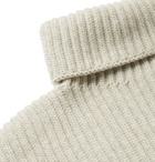 TOM FORD - Ribbed Cashmere Rollneck Sweater - Gray