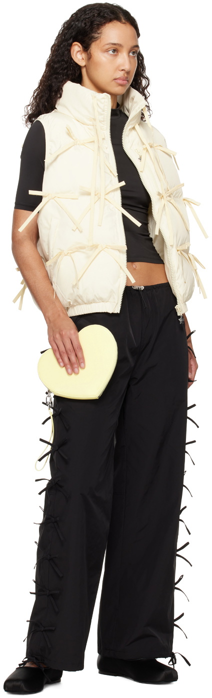 Sandy Liang Off-White Patro Vest