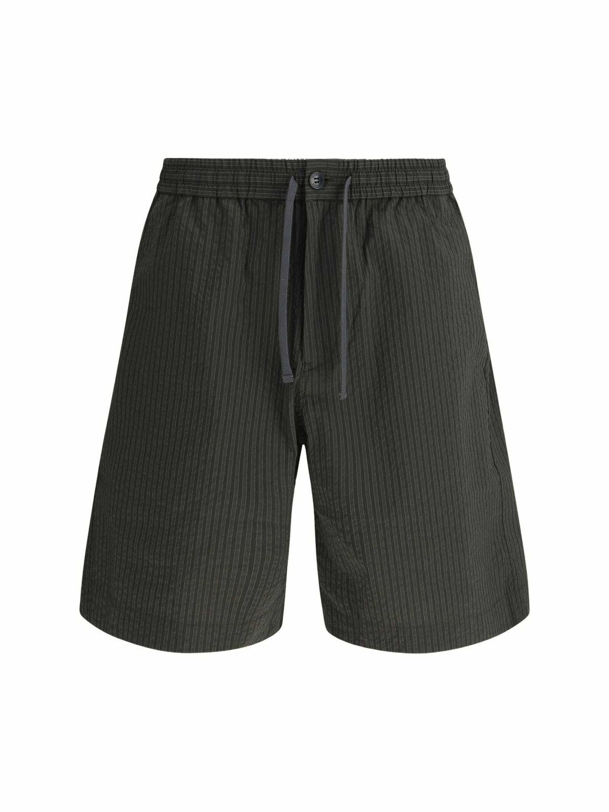 Maison Kitsuné Navy Bold Fox Head Shorts Maison Kitsune