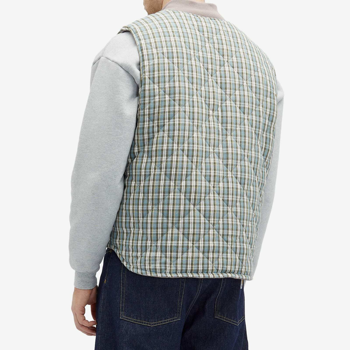 Pleasures Men's Horns Reversible Vest in Mauve