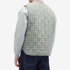 Pleasures Men's Horns Reversible Vest in Mauve
