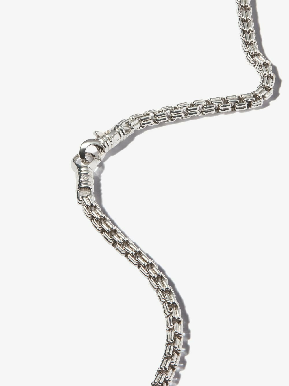 Tom Wood Sterling Silver Venetian Double M Chain Necklace Tom Wood
