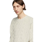 Loewe Off-White Cable Knit Sweater