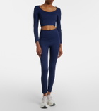 Norba Jersey crop top