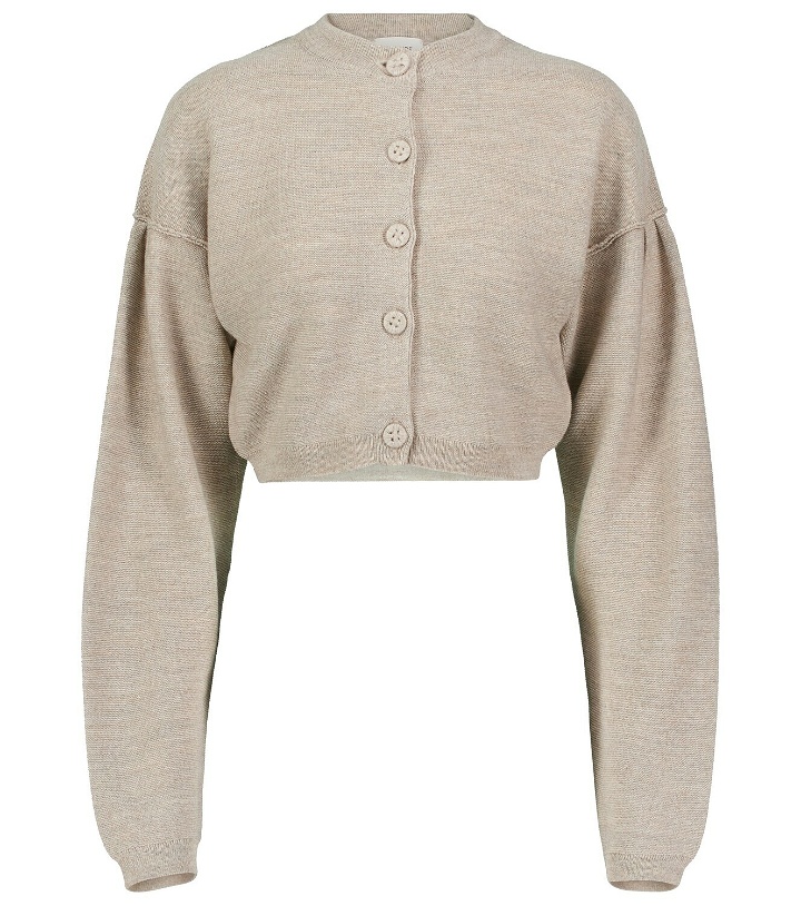 Photo: Lemaire - Cropped wool-blend cardigan