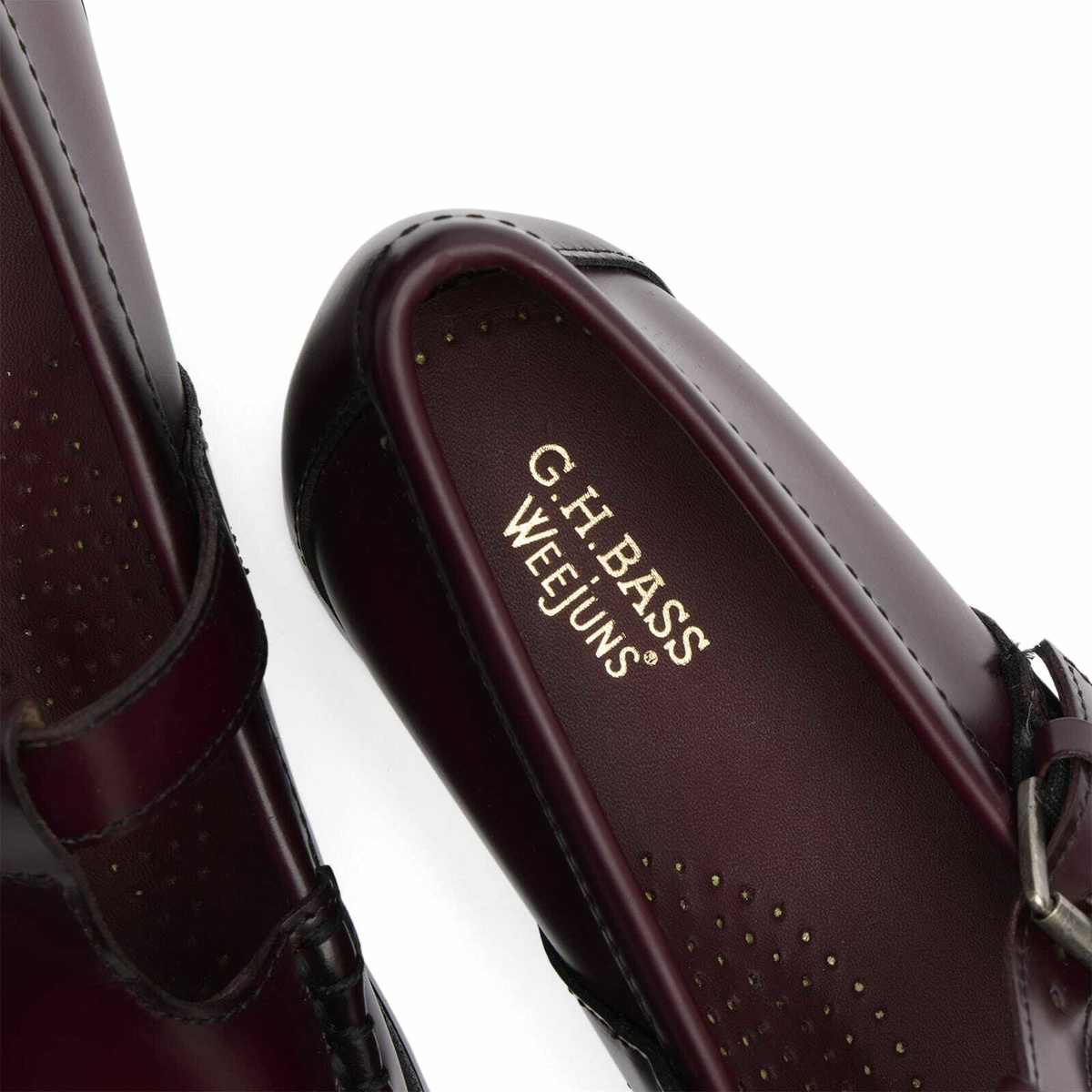 Bass Weejuns Women's Mary Jane Loafers in Wine Leather