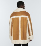 Sacai - Faux shearling jacket