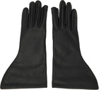 Rick Owens Black Tower Flared Gloves