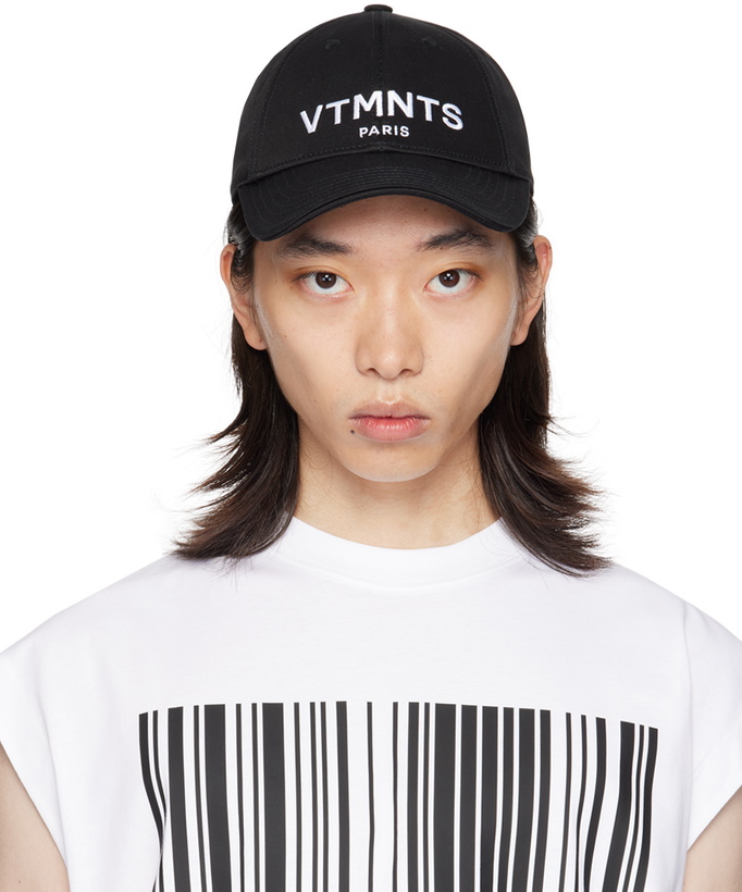 Photo: VTMNTS Black 'VTMNTS Paris' Logo Cap