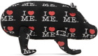 Ashley Williams Black & Red Piglet Clutch