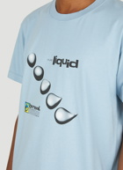 Jay Liquid T-Shirt in Light Blue