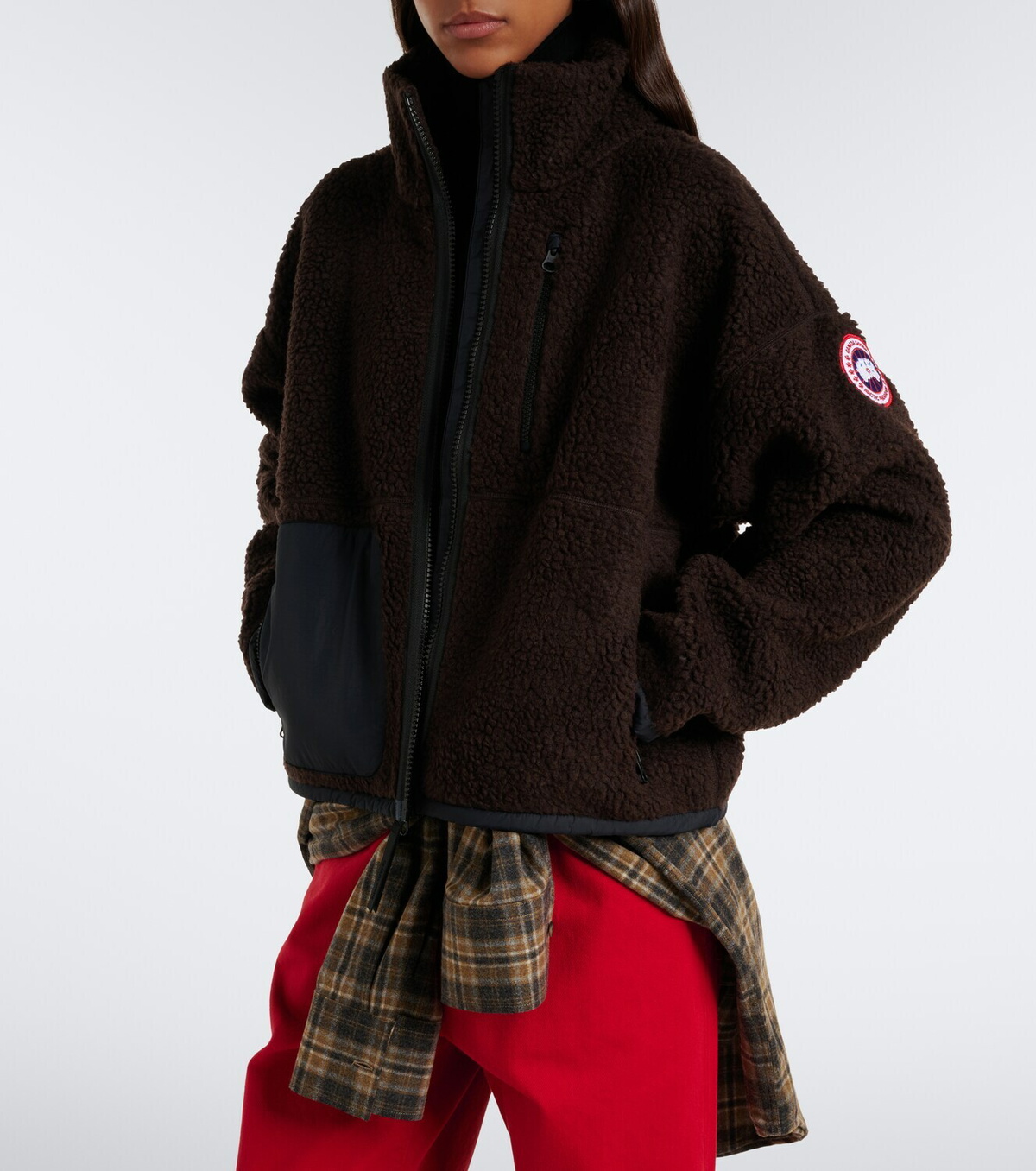 Canada Goose Simcoe wool-blend fleece jacket