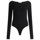 Entire Studios Women's Scoop Neck Bodysuit in Black