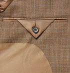 Ader Error - Checked Wool Suit Jacket - Brown