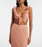 Anna Kosturova Crochet bra top