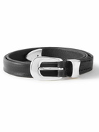 Our Legacy - 2cm Leather Belt - Black