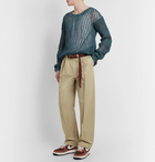 Nicholas Daley - Pleated Cotton-Twill Trousers - Neutrals