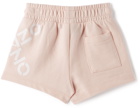 Kenzo Baby Pink Logo Shorts