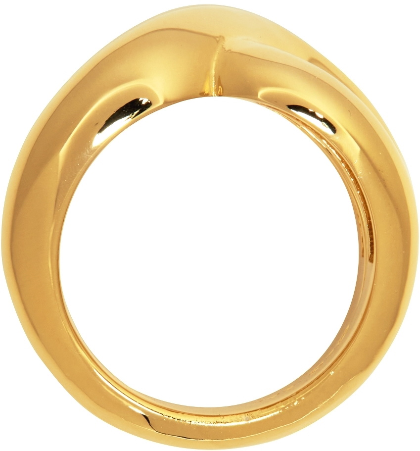 S_S.IL Gold Twist Bold Ring