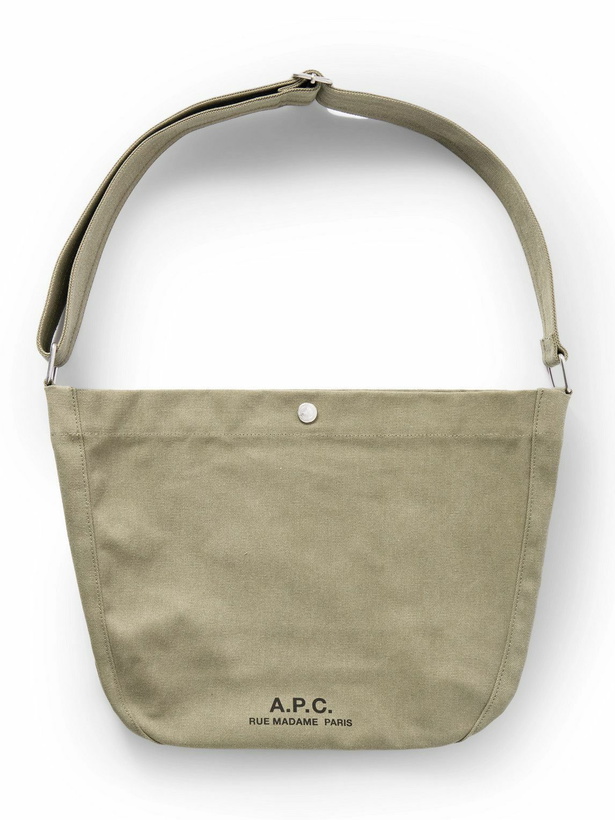 Photo: A.P.C. - Journal Small Canvas Messenger Bag