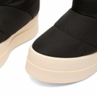 Rick Owens DRKSHDW Women's Mega Bumper Low Lunar Boots in Black/Milk
