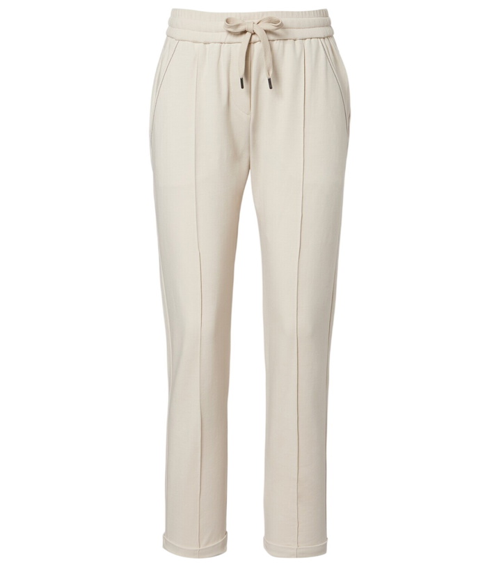 Photo: Brunello Cucinelli Monili cotton sweatpants