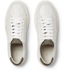 Brunello Cucinelli - Suede and Corduroy-Trimmed Leather Sneakers - White