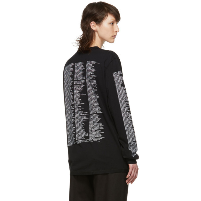 yang li sm ボンテージ　カットソー Yang Li Black Samizdat Reference Long Sleeve T-Shirt Yang Li