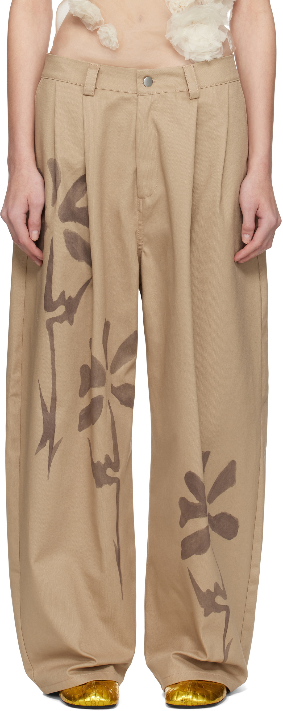Collina Strada Blue Garden Cargo Pants Collina Strada Collina Strada Blue Garden Cargo Pants Collina Strada