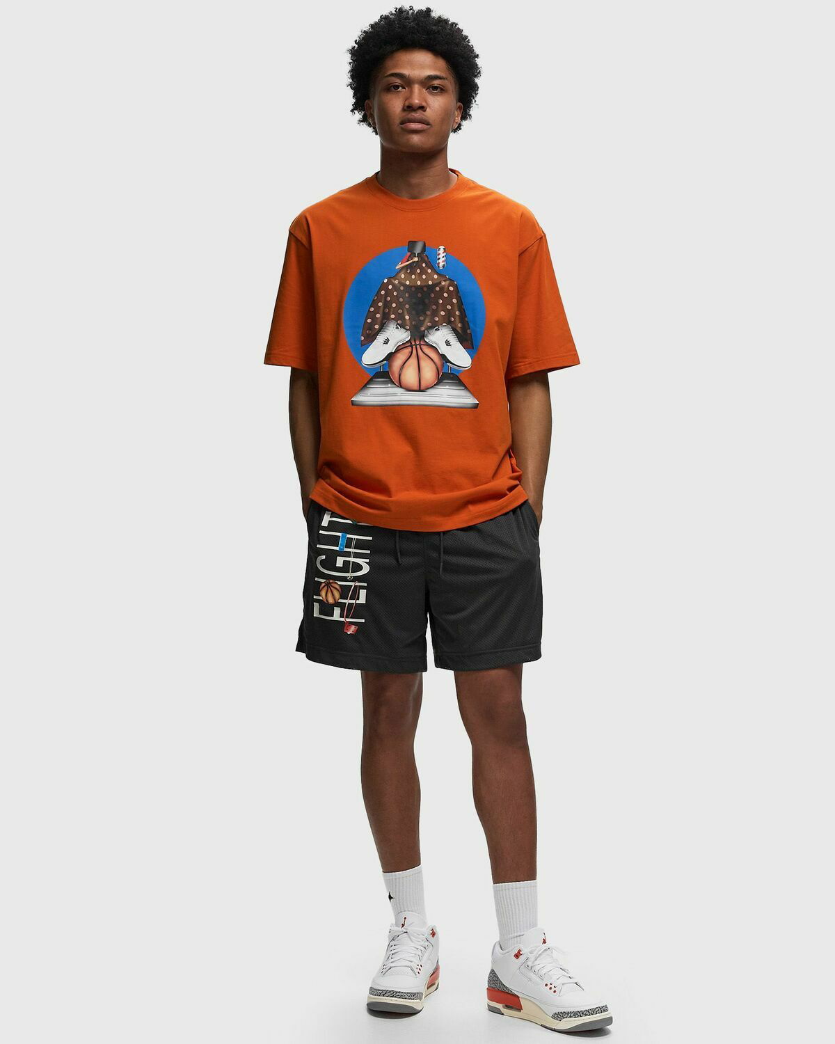 Jordan Artist Series By Darien Birks Tee Orange Shortsleeves