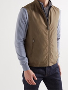 Canali - Reversible Slim-Fit Shell Gilet - Blue