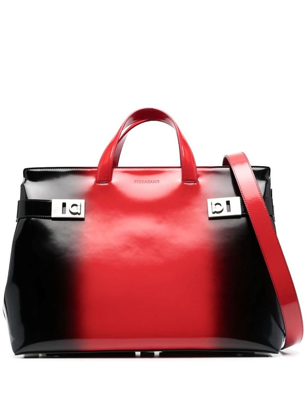 Photo: FERRAGAMO - Leather Messenger Bag