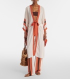 Adriana Degreas Striped kaftan