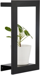 Modern Sprout Black Portrait Growframe Planter